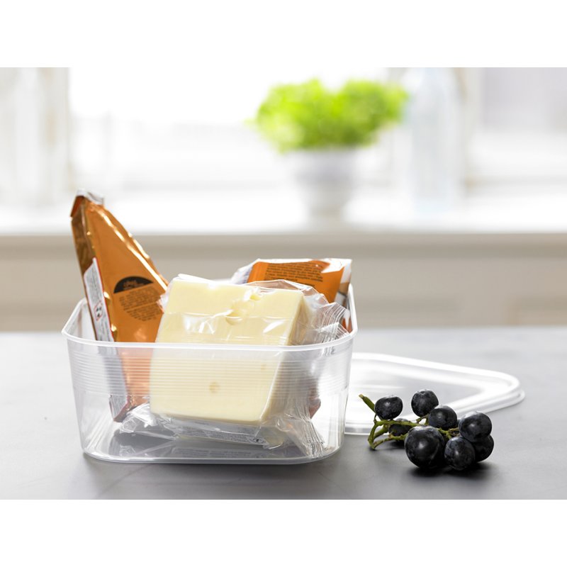 Vierkante diepvriesdoos Helsinki, 0,9 liter